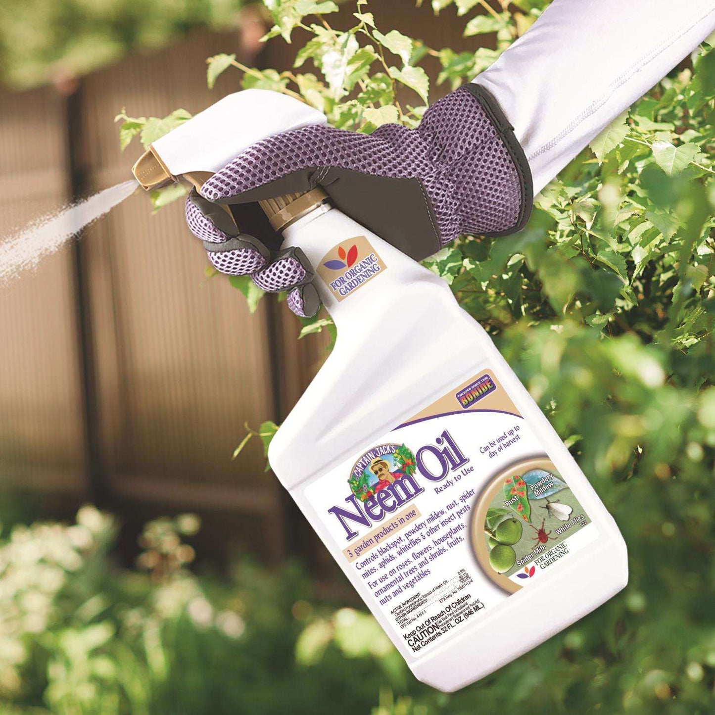 Bonide Ready to Use Neem Oil, Insect Pesticide RTU 32oz