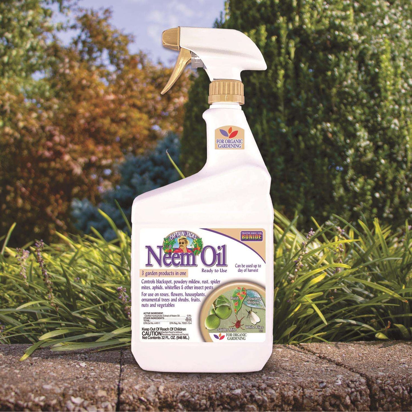 Bonide Ready to Use Neem Oil, Insect Pesticide RTU 32oz