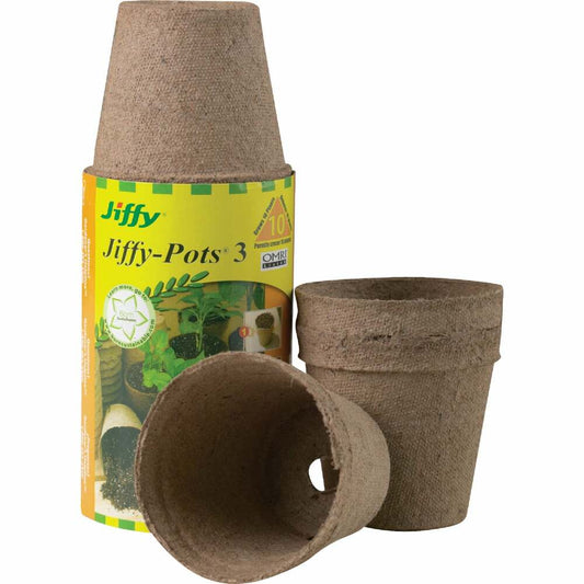 Jiffy-Pots 3" Round 10 Pack
